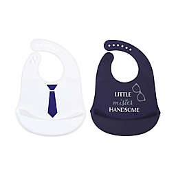 Hudson Baby® 2-Pack Silicone Bibs