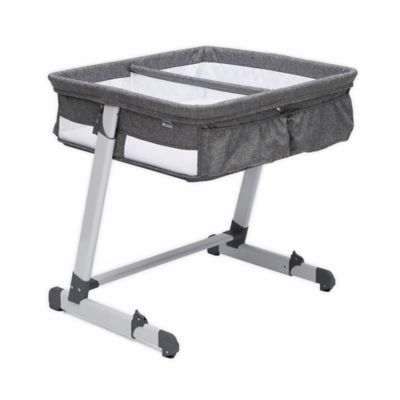 grey baby bassinet
