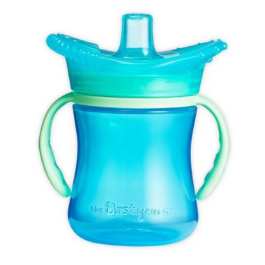The First Years&reg; 7 oz. Teething Spout Trainer Cup in Blue. View a larger version of this product image.