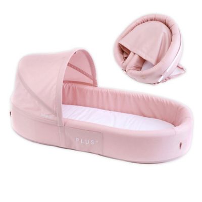 pink baby bassinet