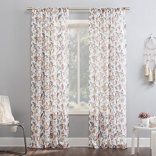 Alternate image 1 for No.918® Sarita Rod Pocket Window Curtain Panel (Single)