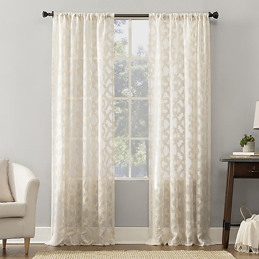 Alternate image 1 for No.918® Yvette Rod Pocket Window Curtain Panel (Single)