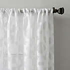 Alternate image 1 for No.918&reg; Yvette 84-Inch Rod Pocket Window Curtain Panel in White (Single)