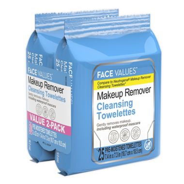 Harmon&reg; Face Vales&trade; 50-Count Makeup Remover Cleansing Towelettes. View a larger version of this product image.