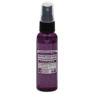 Dr Bronner&#39;s 2 oz. Lavender Organic Sanitizing Spray. View a larger version of this product image.