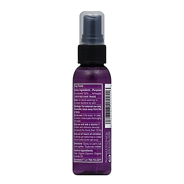 Dr Bronner&#39;s 2 oz. Lavender Organic Sanitizing Spray. View a larger version of this product image.