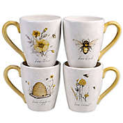 Certified International Sweet as a Bee Mugs (Set of 4)