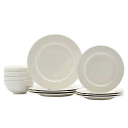 Tabletops Gallery® Contempo Ivory 12-Piece Dinnerware Set