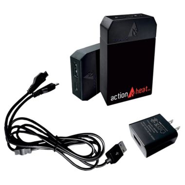 ActionHeat&trade; Men's Extra-Large 5V Battery Heated Snow Gloves in Black. View a larger version of this product image.