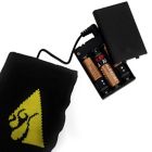 Alternate image 4 for ActionHeat&trade; Unisex Battery Heated Socks in Black/Yellow