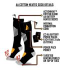 Alternate image 7 for ActionHeat&trade; Unisex Battery Heated Socks in Black/Yellow