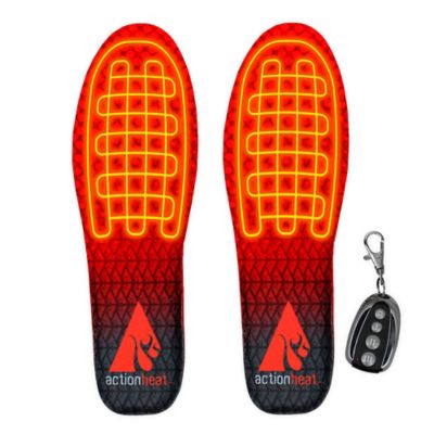 ActionHeat&trade; Small/Medium Rechargeable Heated Insoles with Remote