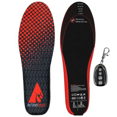 ActionHeat&trade; Small/Medium Rechargeable Heated Insoles with Remote. View a larger version of this product image.