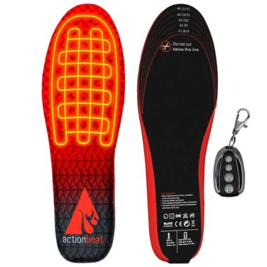 ActionHeat&trade; Small/Medium Rechargeable Heated Insoles with Remote. View a larger version of this product image.