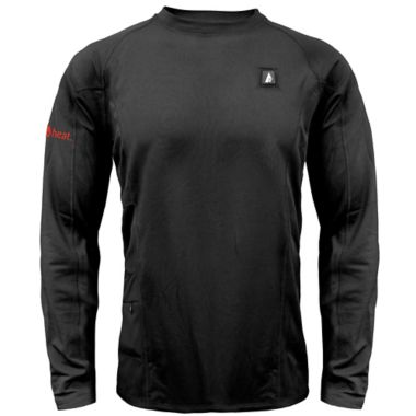 ActionHeat&trade; Men's 5V Battery Heated Shirt in Black. View a larger version of this product image.