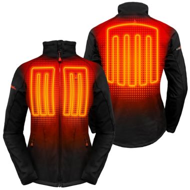 ActionHeat&trade; Women's 5V Battery Heated Jacket in Black. View a larger version of this product image.