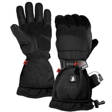 ActionHeat&trade; Men's Small 5V Battery Heated Snow Gloves in Black. View a larger version of this product image.