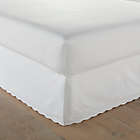 Alternate image 0 for Stone Cottage Solid Scallop Tailored Bedskirt in White