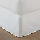 Alternate image 1 for Stone Cottage Solid Scallop Tailored Bedskirt in White