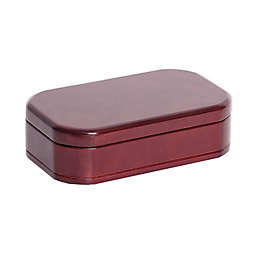 Mele & Co. Morgan Small Wooden Jewelry Box in Cherry Finish