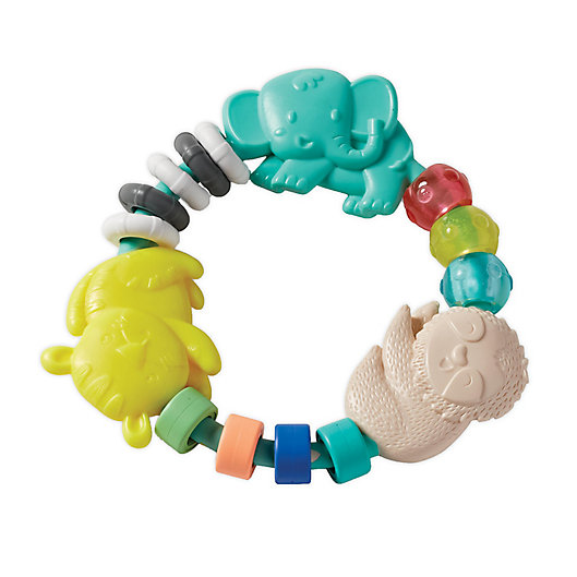 Alternate image 1 for infantino™ Busy Beads Plastic Rattle & Teether