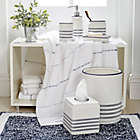 Alternate image 1 for Peri Home Panama Stripe 20&quot; x 30&quot; Bath Rug in Navy