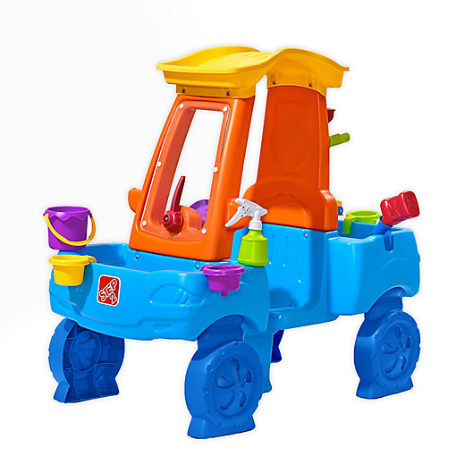 Alternate image 1 for Step2® Car Wash Splash Activity Center in Blue/Orange