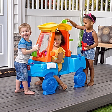 Step2&reg; Car Wash Splash Activity Center in Blue/Orange. View a larger version of this product image.