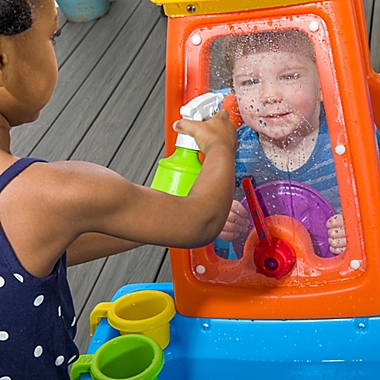 Step2&reg; Car Wash Splash Activity Center in Blue/Orange. View a larger version of this product image.