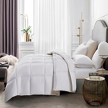 Serta&reg; Goose Feather and White Goose Down Full/Queen Comforter in White. View a larger version of this product image.