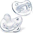 Alternate image 0 for Chicco&reg; PhysioForma&reg; Silicone One-Piece 0-6M 2-Pack Orthodontic Pacifiers in Clear