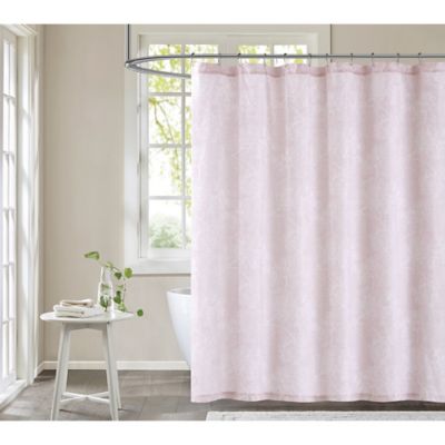 Daniels Bath & Byound Pom Lace Shower Curtain Pink DANIEL'S BATH Pom Pom Lace Shower Curtain 