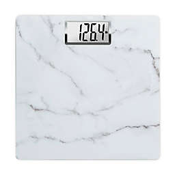 HoMedics® Carrara Marble Digital Bathroom Scale in White