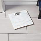 Alternate image 1 for HoMedics&reg; Carrara Marble Digital Bathroom Scale in White