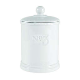 Everyday White® by Fitz and Floyd® Bistro Large Numbers Canister
