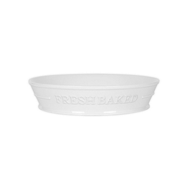 Everyday White&reg; by Fitz and Floyd&reg; Bistro Fresh Baked 9-Inch Pie Plate in White . View a larger version of this product image.