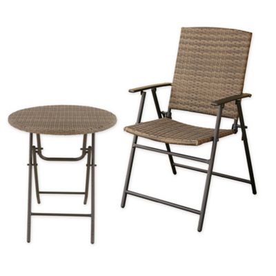 fold up patio set