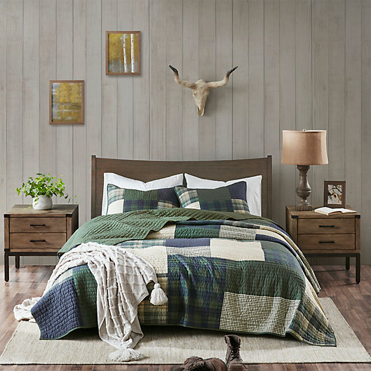 Woolrich Mill Creek 3 Piece Quilt Set, Oversized Quilts For California King Size Beds