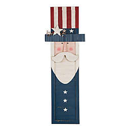 Patriotic Uncle Sam 12.28-Inch x 36.06-Inch Porch Sign