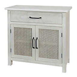 Bee & Willow™ Cane Console Table in White Wash
