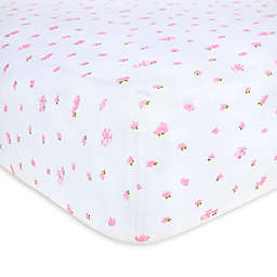 Burt's Bees Baby® Butterfly Garden Organic Cotton Fitted Crib Sheet in Blossom
