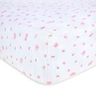 Alternate image 0 for Burt&#39;s Bees Baby&reg; Butterfly Garden Organic Cotton Fitted Crib Sheet in Blossom