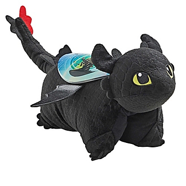 Pillow Pets&reg; How To Train Your Dragon Toothless Pillow Pet with Sleeptime Lite&trade;. View a larger version of this product image.