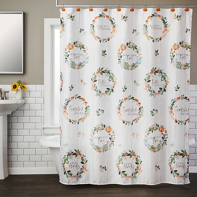 Harvest Shower Curtain Collection, Bed Bath And Beyond Shower Curtains And Accessories