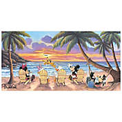 Disney Fine Art Beautiful Day at the Beach Wrapped Canvas Wall Art