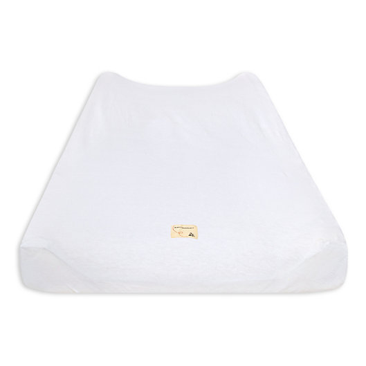 Alternate image 1 for Burt's Bees Baby® 100% Organic Cotton Changing Pad Cover in Cloud