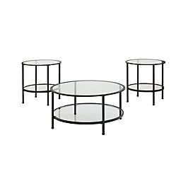 Crosley Aimee 3-Piece Coffee Table Set