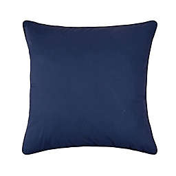 C&F Home Solid European Pillow Sham in Navy