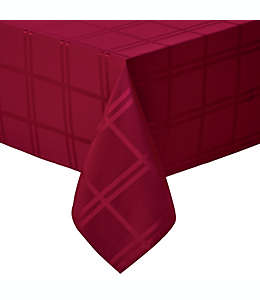 Mantel liso rectangular de poliéster Wamsutta® de 1.52 x 2.59 m color rubí