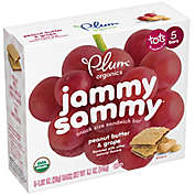 Plum Organics&trade; Kids Jammy Sammy 5-Pack  Peanut Butter & Grape Sandwich Bar